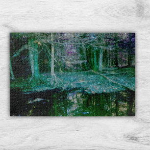Mystical Night Fantasy Forest Puzzle