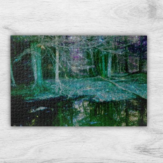 Mystical Night Fantasy Forest Puzzle