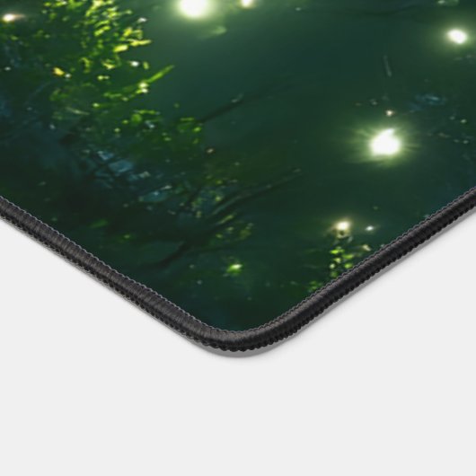 Mystical Night Forest Schreibtischunterlage (Ecke)