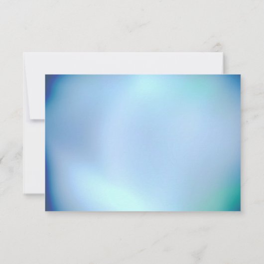 Mystical Octopus Wedding rsvp Einladung (Rückseite)