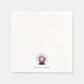 Mystical Orb Halloween Abendessen Napkins Serviette (Vorderseite)