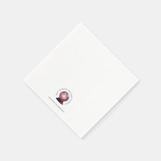 Mystical Orb Halloween Abendessen Napkins Serviette (Ecke)