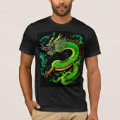 Mystical Oriental Dragon T-Shirt (Vorderseite)