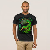 Mystical Oriental Dragon T-Shirt (Vorne ganz)