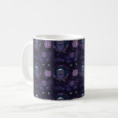 Mystical Owl Forest Coffee Mug Kaffeetasse (Vorderseite Links)