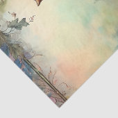 Mystical Owl Misty Italianate Gebäude Decoupage Seidenpapier (Ausschnitt)