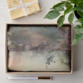 Mystical Owl Misty Italianate Gebäude Decoupage Seidenpapier (Geschenk)