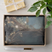 Mystical Owl Mitternachtssterne Dekoupage Seidenpapier (Geschenk)