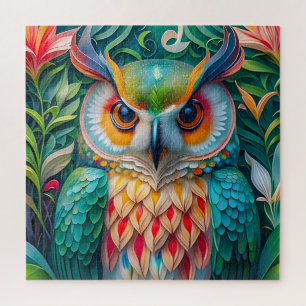 Mystical Owl Mosaik Puzzle
