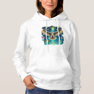 Mystical Owl UFO Begegnung Hoodie