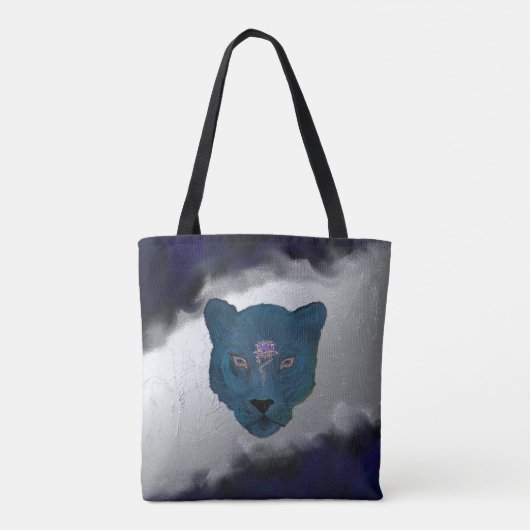 Mystical Panther mit Geode Tasche (Rückseite)