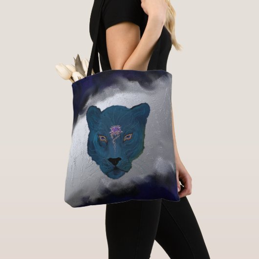 Mystical Panther mit Geode Tasche (Von Nahem)