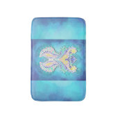 Mystical Pastel Butterfly | Ethereal Boho Fantasy Badematte (Vorderseite Vertikal)