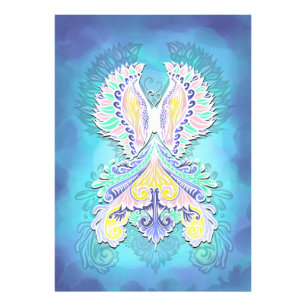 Mystical Pastel Butterfly Ethereal Boho Fantasy Fotodruck
