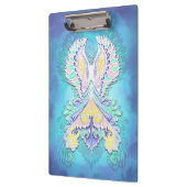 Mystical Pastel Butterfly | Ethereal Boho Fantasy Klemmbrett (Links)