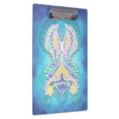 Mystical Pastel Butterfly | Ethereal Boho Fantasy Klemmbrett (Rechts)