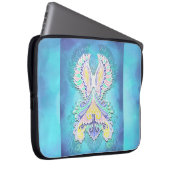 Mystical Pastel Butterfly | Ethereal Boho Fantasy Laptopschutzhülle (Vorne Rechts)