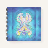 Mystical Pastel Butterfly | Ethereal Boho Fantasy Notizbuch (Vorderseite)