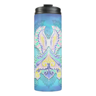 Mystical Pastel Butterfly   Ethereal Boho Fantasy Thermosbecher