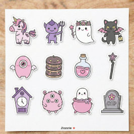 Mystical Pastel Haunts Sticker Pack