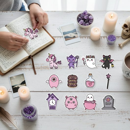 Mystical Pastel Haunts Sticker Pack
