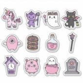 Mystical Pastel Haunts Sticker Pack (Vorderseite)