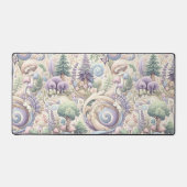 Mystical Pastel Woodland: Ein Cotcore Whirlpool Schreibtischunterlage (Vorderseite)