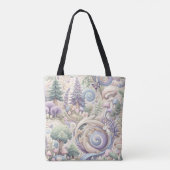 Mystical Pastel Woodland: Ein Cotcore Whirlpool Tasche (Rückseite)