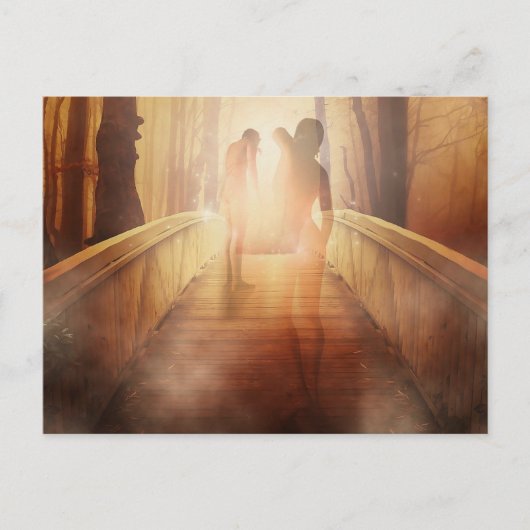 Mystical Pathway Postkarte (Vorderseite)