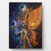 Mystical Phoenix Tabletop Plaque with Easel  Fotoplatte (Vorderseite)