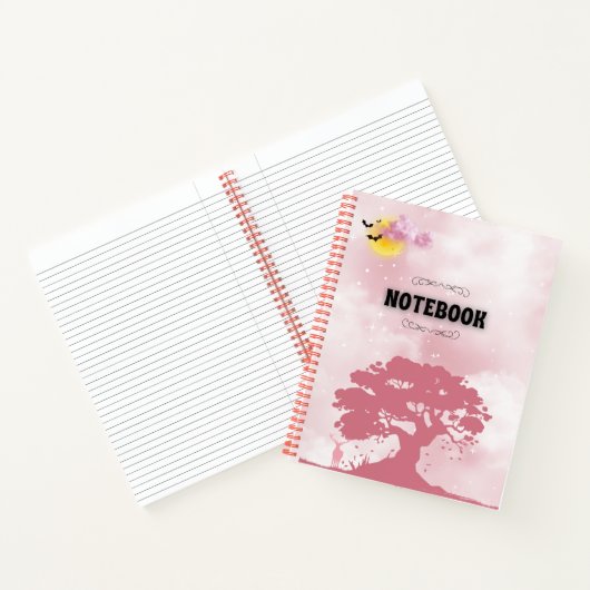 Mystical Pink Forest Notebook Notizblock (Innenseite)