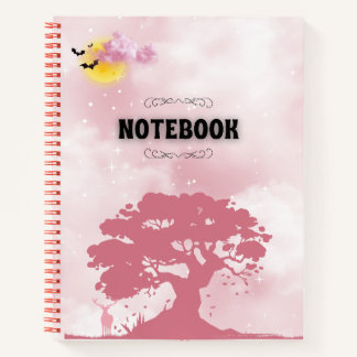 Mystical Pink Forest Notebook Notizblock