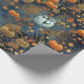 Mystical Pumpkin Dreams Wrapping Paper Geschenkpapier (Ecke)