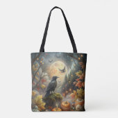 Mystical Pumpkin Raven - Fall Forest Magic Tasche (Rückseite)
