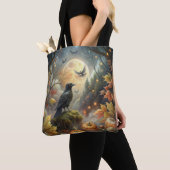 Mystical Pumpkin Raven - Fall Forest Magic Tasche (Von Nahem)