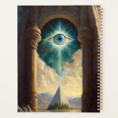 Mystical Pyramid Eye Art Plane Planer (Rückseite)