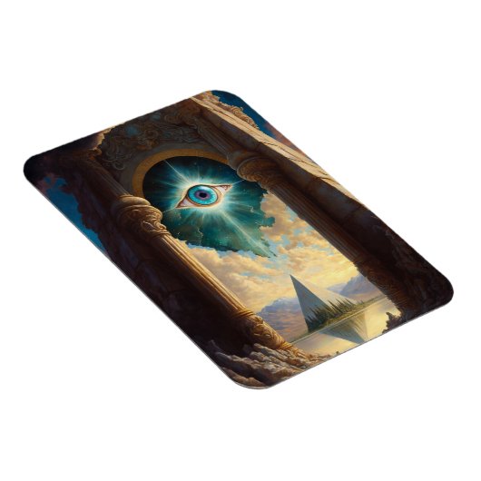 Mystical Pyramid Eye Magnet (Rechte Seite)