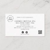 *~* Mystical QR LOGO Rewards Vielen Dank Treuekarte (Rückseite)