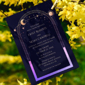 Mystical Rainbow Sun Star Moon Astronomie Space Einladung