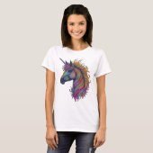 Mystical Rainbow Unicorn T-Shirt (Vorne ganz)