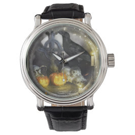 Mystical Raven Art Wrist Watch Armbanduhr