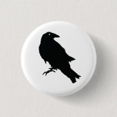 Mystical Raven Button Button: Elegant und En einbi (Vorderseite)