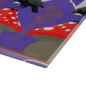 🔪 Mystical Raven Glass Cutting Board Schneidebrett (Ecke)