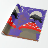 🎁 Mystical Raven Wrapping Paper Geschenkpapier (Ungerollt)