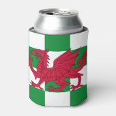 Mystical Red Celtic Dragon Flag Wales Dosenkühler (Kanne Vorderseite)