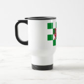 Mystical Red Celtic Dragon Flag Wales Reisebecher (Links)