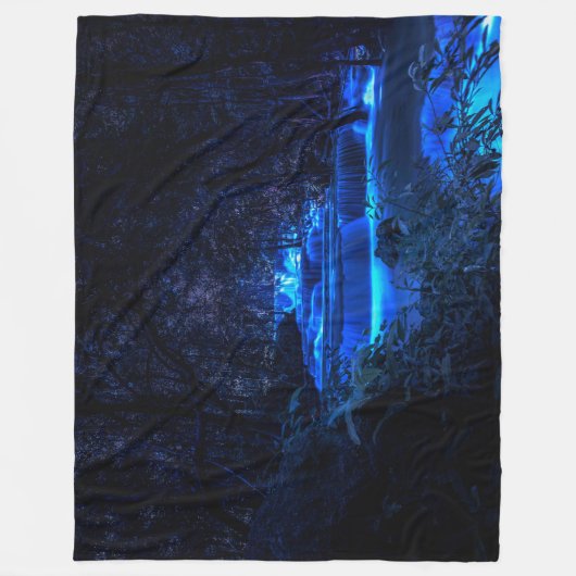 "Mystical River" Fleecedecke (Vorderseite)