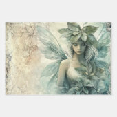 Mystical Sage Green Fairy Geschenkpapier Set (Vorderseite 2)