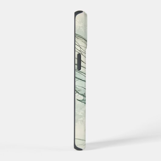 Mystical Sage Green Fairy iPhone 15 Hülle (Rechte Seite)