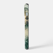 Mystical Sage Green Fairy iPhone 15 Hülle (Linke Seite)